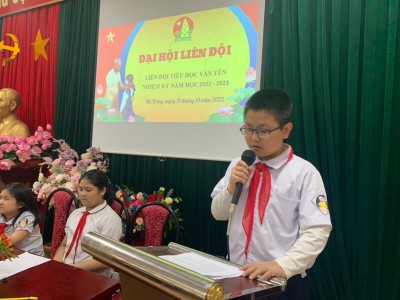 Tổ chức thành công Đại hội Liên đội nhiệm kỳ 2022-2023