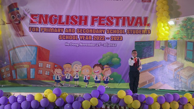 TH Văn Yên tham gia ngày hội Tiếng Anh
