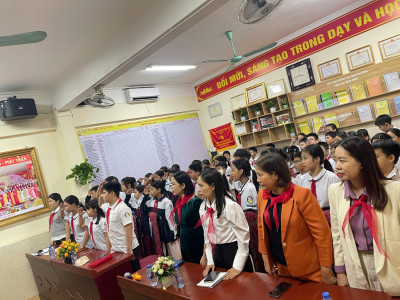 Đại hội Liên đội trường TH Văn Yên nhiệm kỳ 2025–2026