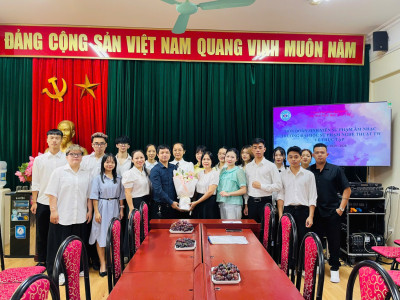 Đón đoàn sinh viên trường ĐH sư phạm nghệ thuật TW về thực tập