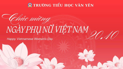 Chúc mừng ngày Phụ nữ Việt Nam 20/10