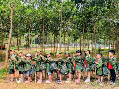 Hoạt động trải nghiệm thú vị tại căn cứ quân sự Army Station