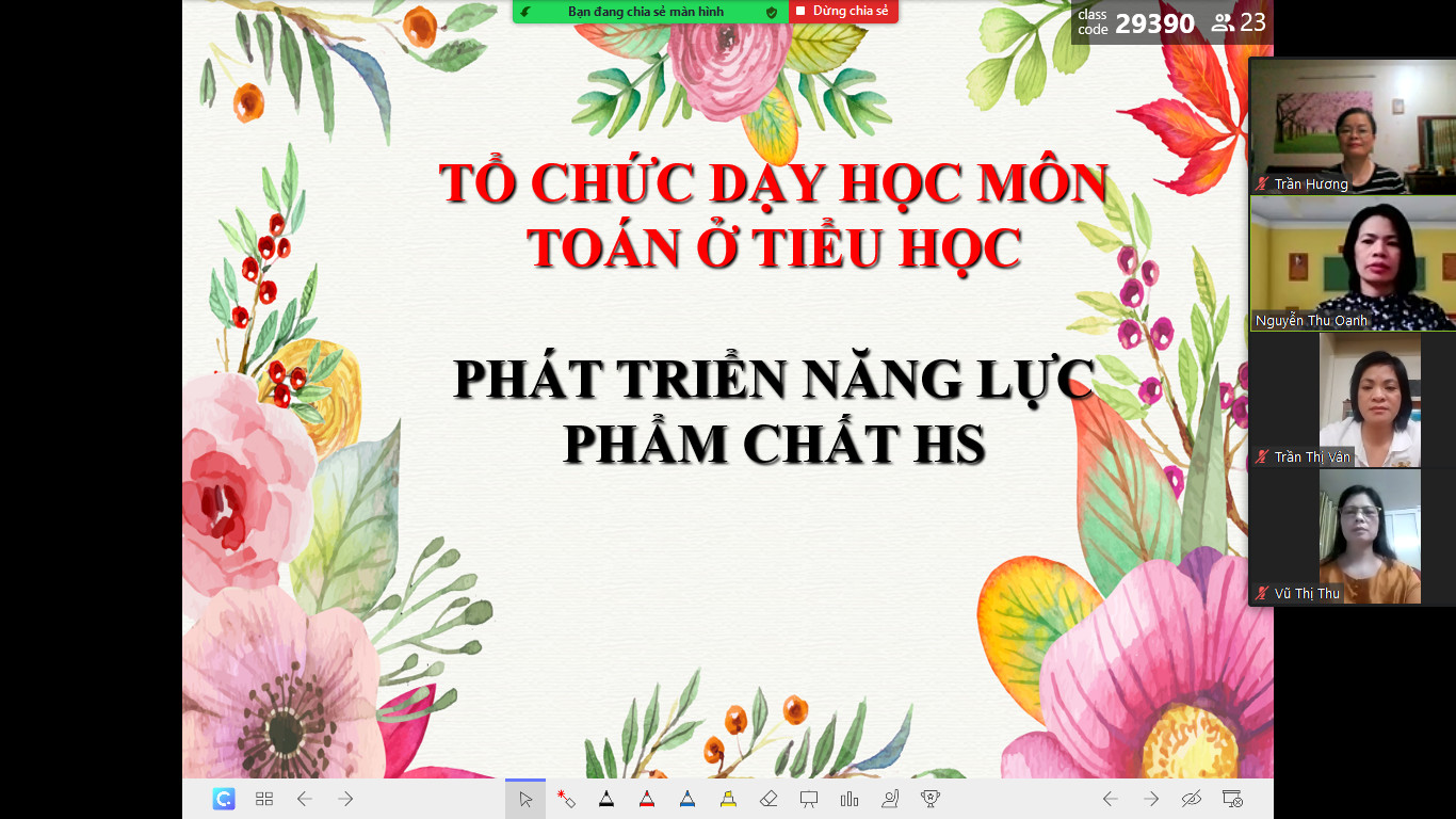 Trường tiểu học Văn Yên thực hiện chuyên đề dạy học Toán