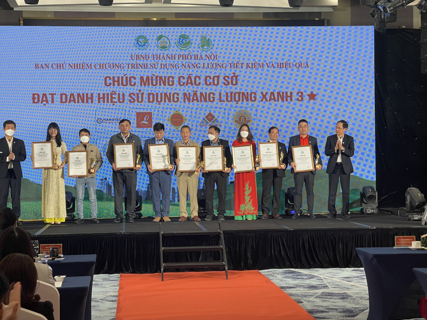 Lễ nhận danh hiệu NĂNG LƯỢNG XANH