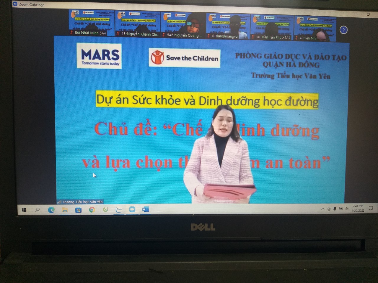 TH Văn Yên triển khai Dự án: “ Sức khỏe và dinh dưỡng học đường”.