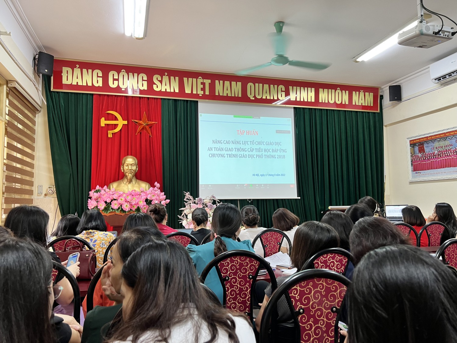 Tập huấn nâng cao năng lực tổ chức giáo dục ATGT
