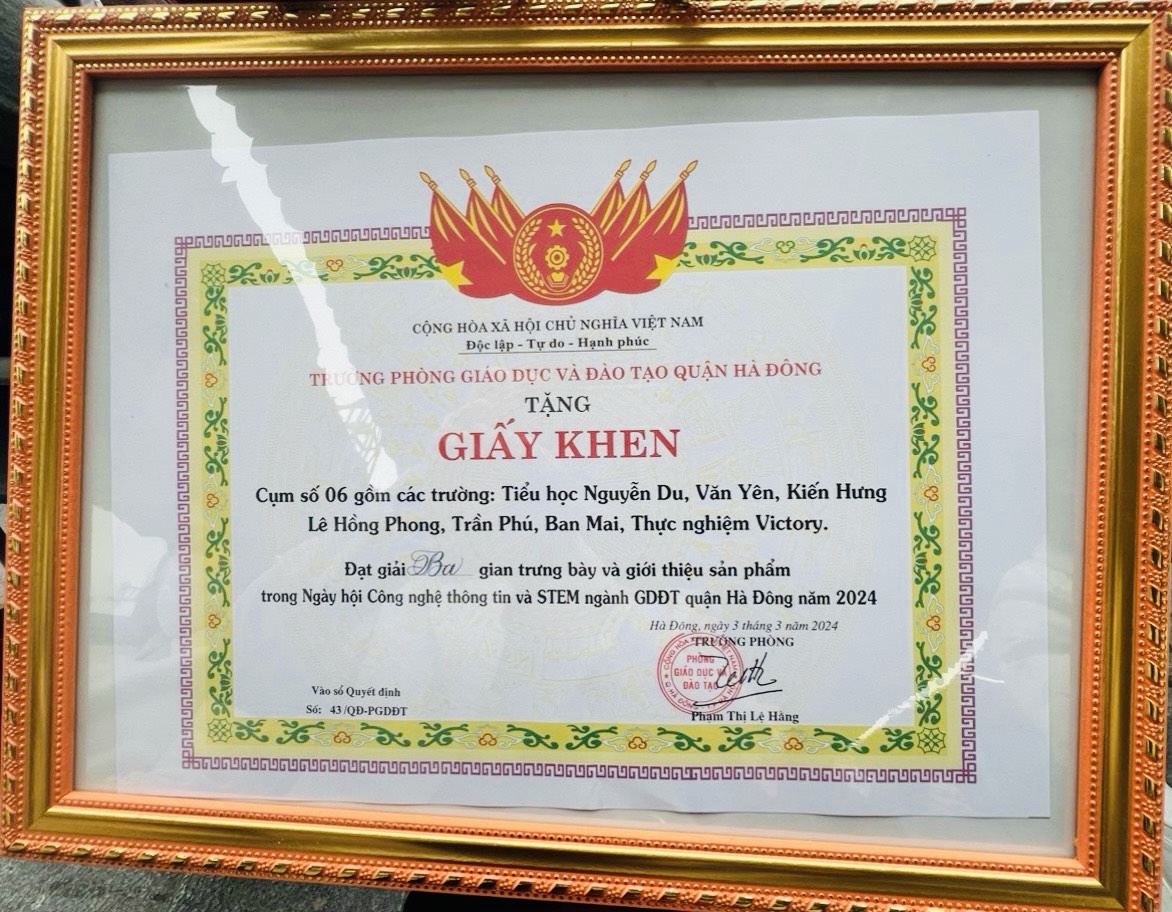 Giải Ba gian trưng bày và giới thiệu sp
