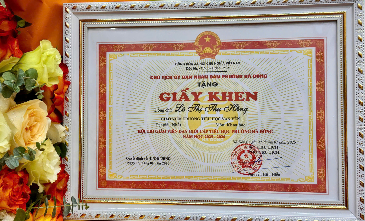 gen h Giải Nhất Cô Hằng